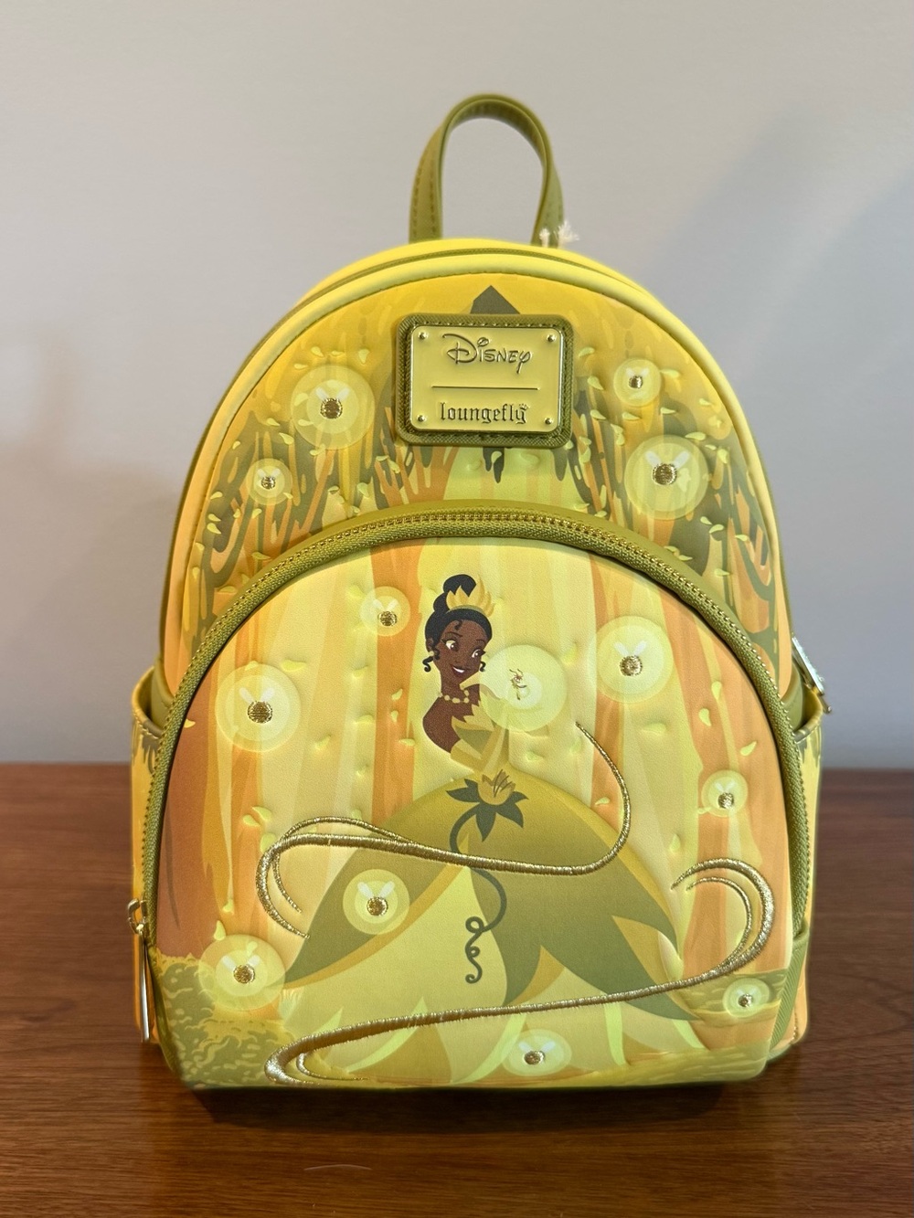 NWT Disney The Princess and the Frog Princess Tiana Loungefly Mini Backpack